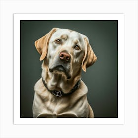 Portrait Of A Labrador Retriever 1 Art Print