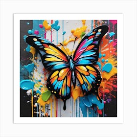 Colorful Butterfly 27 Art Print