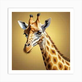 Giraffe Art Print