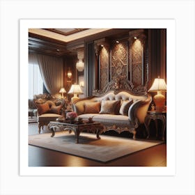 Traditional Living Room Art Print