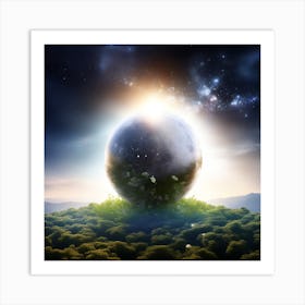 Earth In The Sky Art Print