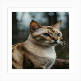 Bengal Cat Art Print