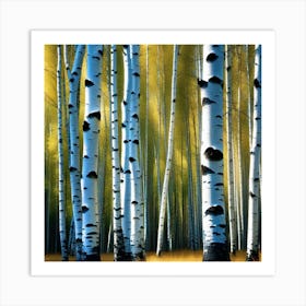 Birch Trees 19 Art Print