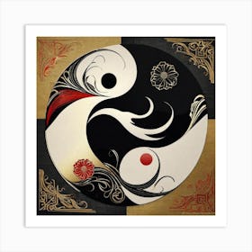 Yin Yang 43 Art Print