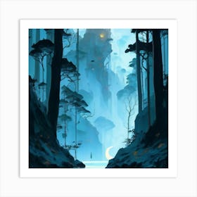 Fantasy Forest Art Print