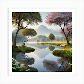 Cherry Blossoms 3 Art Print