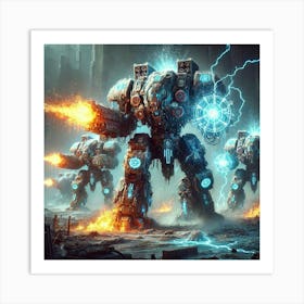 Elemental War Machines Converted Art Print