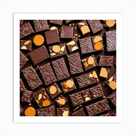 Chocolate Bars Art Print