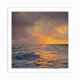 Golden Skies Art Print