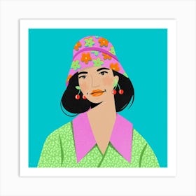 Flower Power Girly Art Print