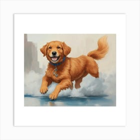 Golden Retriever 3 Art Print