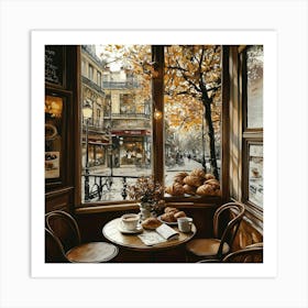 Paris Cafe Art Art Print