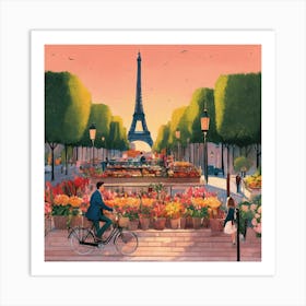 Paris Illustration Art Print