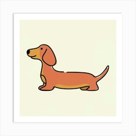 Dachshund 3 Art Print