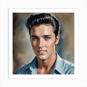 Timeless Heartthrob Elvis Presley Art Print