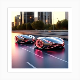 Futuristic Car S (1) Art Print