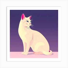 Feline Creative Cat Illustration 28 1 Art Print