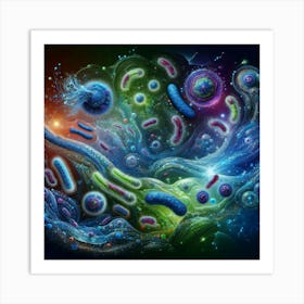 Cellular Organisms Art Print