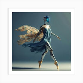 Robot Dancer 1 Art Print