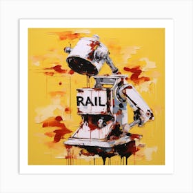 Rail Robot Art Print