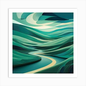 'River' Art Print