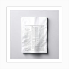 Newspaper 1 Art Print