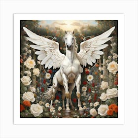 Angel Of The Garden Art Print