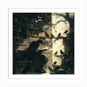 Crows 4 Art Print