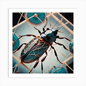 The Elegance Of Microscopic Insects Art Print