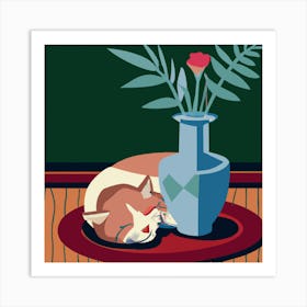 Catvase Art Print