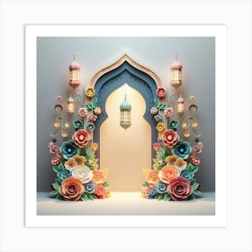 Islamic Door Art Print