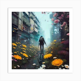 Dystopia Ai Art Print