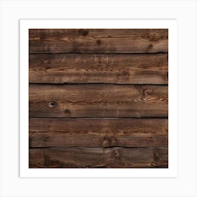 Wooden Planks Background 1 Art Print