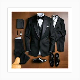 Formal evening attire Art Print