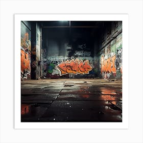 Graffiti Wall Art Print