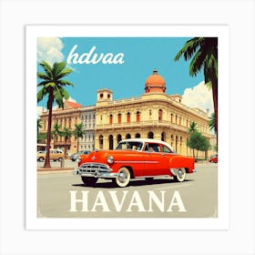 Havana 8 Art Print