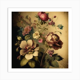 Flowers In A Vase 2 Art Print