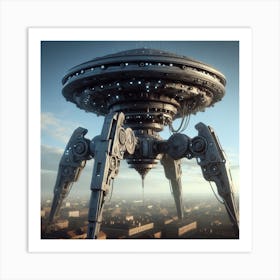 Futuristic war Art Print