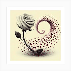 Rose #7 by Cam Views Art Print