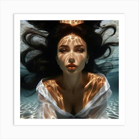 Underwater Beauty 1 Art Print