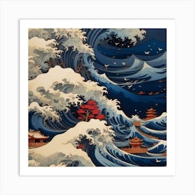 Waves Art Print