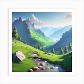 Landscape - Landscape Stock Videos & Royalty-Free Footage 15 Art Print