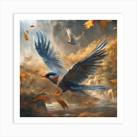 Bird In Flight Art Print