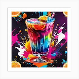 Colorful Drink 9 Art Print