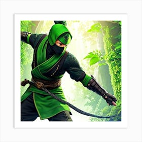 Ninja Warrior 2 Art Print