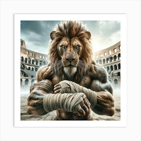 Lion Of Rome Art Print