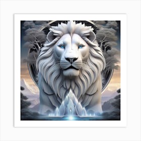 Lion Of The Forest Art Print