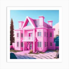 Barbie Dream House (161) Art Print