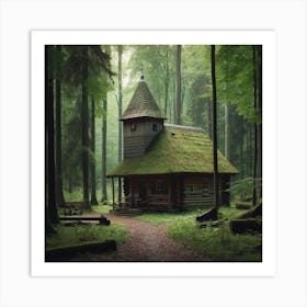 Somewhere deep in the forest Art Print