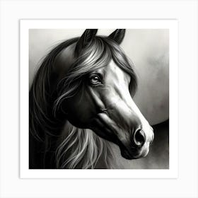 Creative Horse Beauty Illustration Nr 211 Art Print